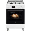 Cucina Mista 54l 4 Fuochi Bianca - Lkm648588w - Electrolux -Elettrodomestici Negozio 70414631 1