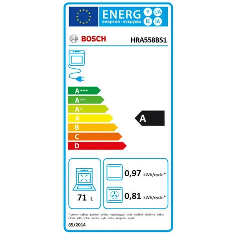 Forno A Convezione / Vapore Integrato 71l 60cm Con Acciaio Inossidabile Ecoclean - Hra558bs1 - Bosch 4 Forno A Convezione / Vapore Integrato 71l 60cm Con Acciaio Inossidabile Ecoclean - Hra558bs1 - Bosch - immagine 2