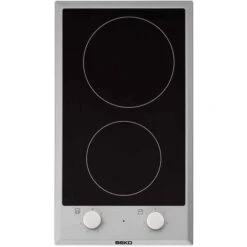 Tavolo Domino In Vetroceramica 30cm 2 Fuochi In Acciaio Inox - Hdcc32200x - Beko