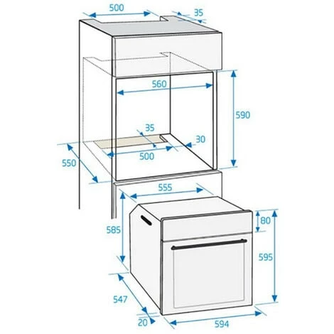 Forno Multifunzione Da Incasso 80l 60cm Inox/pirolisi Nero - Bvm35400xps - Beko 6 Forno Multifunzione Da Incasso 80l 60cm Inox/pirolisi Nero - Bvm35400xps - Beko - immagine 4