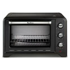 Moulinex Optimo Forno Elettrico 39 L Nero Calore Girevole 6 Modalità Di Cottura Pizza Pane Torte Pasticcerie 2000 W Termostato 240° Funzione Scongelamento OX487810