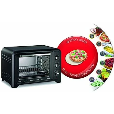 Moulinex Optimo Forno Elettrico 39 L Nero Calore Girevole 6 Modalità Di Cottura Pizza Pane Torte Pasticcerie 2000 W Termostato 240° Funzione Scongelamento OX487810 4 Moulinex Optimo Forno Elettrico 39 L Nero Calore Girevole 6 Modalità Di Cottura Pizza Pane Torte Pasticcerie 2000 W Termostato 240° Funzione Scongelamento OX487810 - immagine 2