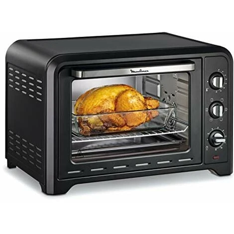 Moulinex Optimo Forno Elettrico 39 L Nero Calore Girevole 6 Modalità Di Cottura Pizza Pane Torte Pasticcerie 2000 W Termostato 240° Funzione Scongelamento OX487810 6 Moulinex Optimo Forno Elettrico 39 L Nero Calore Girevole 6 Modalità Di Cottura Pizza Pane Torte Pasticcerie 2000 W Termostato 240° Funzione Scongelamento OX487810 - immagine 4