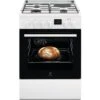 Cucina Mista 57l 4 Fuochi Bianca - Lkm624011w - Electrolux -Elettrodomestici Negozio 71330558 1