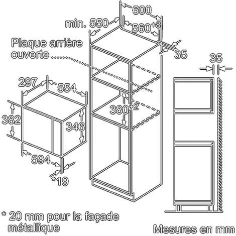 Microonde Da Incasso 20l 800w - Bfl520ms0 - Bosch 6 Microonde Da Incasso 20l 800w - Bfl520ms0 - Bosch - immagine 4