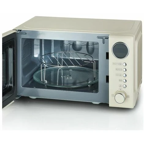Severin MW 7892 Forno A Microonde Retrò Con Grill Capacità 20 Litri Potenza 700W 8 Programmi Tasto Quick Crema 7 Severin MW 7892 Forno A Microonde Retrò Con Grill Capacità 20 Litri Potenza 700W 8 Programmi Tasto Quick Crema - immagine 5