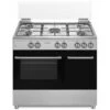 Schaub Lorenz SS590EX Cucina Elettrica 5 Fuochi A Gas Forno Elettrico Classe Energetica A Dimensioni 90x60cm Colore Acciaio Inox -Elettrodomestici Negozio 72737696 1