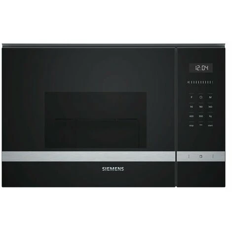 Siemens BE555LMS0 Forno Microonde Da Incasso Con Grill Capacità 25 Litri Potenza 900 Watt Colore Nero / Acciaio Inox 3 Siemens BE555LMS0 Forno Microonde Da Incasso Con Grill Capacità 25 Litri Potenza 900 Watt Colore Nero / Acciaio Inox
