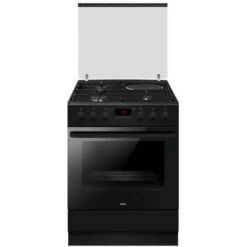 Cucina Mista 77l 4 Fuochi Nera - Acm7035vn - Amica