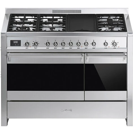 Smeg Cucina Elettrica Opera A3-81 120 Cm Acciaio Inox 3 Smeg Cucina Elettrica Opera A3-81 120 Cm Acciaio Inox