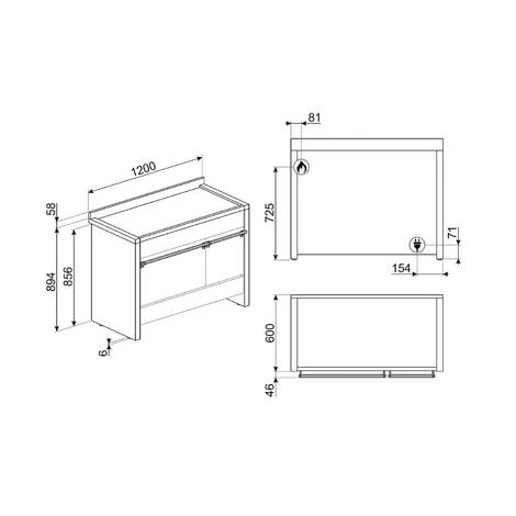 Smeg Cucina Elettrica Opera A3-81 120 Cm Acciaio Inox 4 Smeg Cucina Elettrica Opera A3-81 120 Cm Acciaio Inox - immagine 2