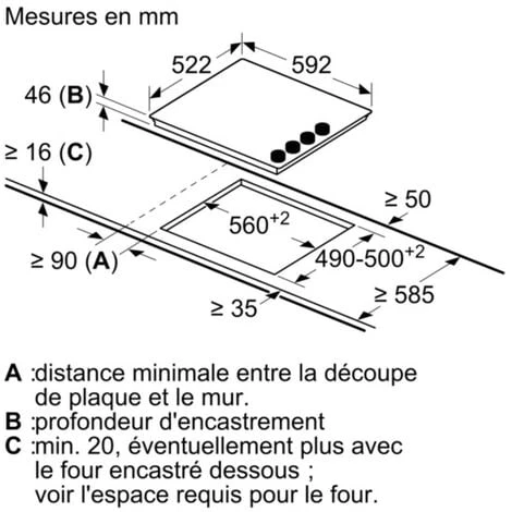 Piano Cottura In Vetroceramica 60cm 4 Fuochi 6600w Nero - PKE611CA8E - Bosch 7 Piano Cottura In Vetroceramica 60cm 4 Fuochi 6600w Nero - PKE611CA8E - Bosch - immagine 5