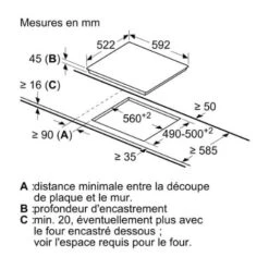 Piano Cottura In Vetroceramica 60cm 4 Fuochi 6600w Nero - PKF611BB8E - Bosch -Elettrodomestici Negozio 80933049 3
