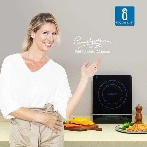 Aigostar BlueFire – Piastra A Induzione Portatile, Piano Cottura Portatile Con Pannello Touch. Fornello A Induzione Elettrico Fino A 240℃ E 2000W 5 Aigostar BlueFire – Piastra A Induzione Portatile, Piano Cottura Portatile Con Pannello Touch. Fornello A Induzione Elettrico Fino A 240℃ E 2000W - immagine 3