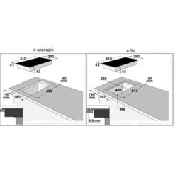 Piano A Induzione - DUO NERO 2 Zone Cm. 30 -Elettrodomestici Negozio 82245030 4