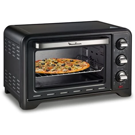 Fornetto Elettrico Moulinex Optimo OX4448 Ventilato 19L 1380 W Nero 4 Fornetto Elettrico Moulinex Optimo OX4448 Ventilato 19L 1380 W Nero - immagine 2