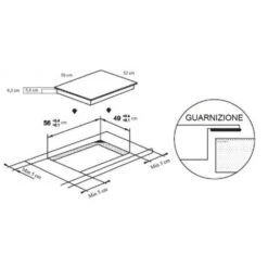 Piano Cottura Induzione 60 Cm ZMI6C42/E1 ZEROWATT -Elettrodomestici Negozio 90523827 3