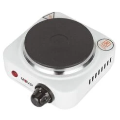 Buck Muvip Fornello Elettrico 1 Piastra 500w - 5 Livelli Di Potenza - Termostato Con Sistema Di Sicurezza