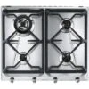 Smeg SRV564GH3 Piano Cottura Acciaio Inossidabile Da Incasso 60 Cm Gas 4 Fornello(i)