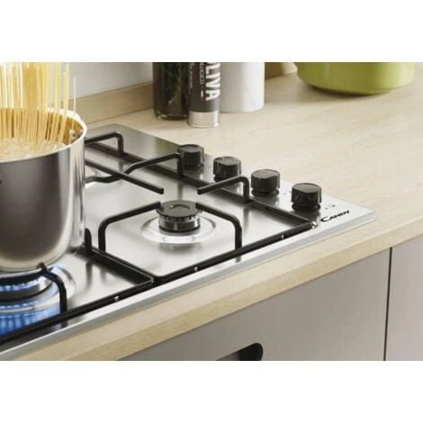 Candy CHW6LBX Acciaio Inossidabile Da Incasso Gas 4 Fornello(i) 4 Candy CHW6LBX Acciaio Inossidabile Da Incasso Gas 4 Fornello(i) - immagine 2