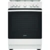 Indesit IS67G4PHW/E Cucina Gas Nero, Bianco A -Elettrodomestici Negozio 91987405 1