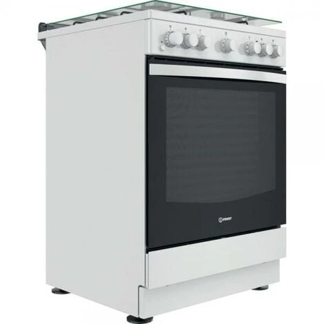 Indesit IS67G4PHW/E Cucina Gas Nero, Bianco A 6 Indesit IS67G4PHW/E Cucina Gas Nero, Bianco A - immagine 4