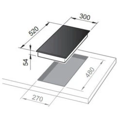 DeLonghi De’Longhi PIN 32 Piano Cottura Nero Da Incasso 30 Cm Piano Cottura A Induzione 2 Fornello(i) -Elettrodomestici Negozio 91987410 3