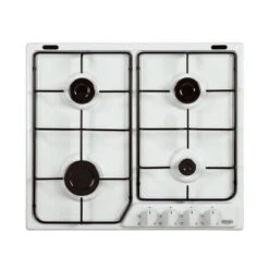 DeLonghi De’Longhi YBF 46 ASV Piano Cottura Bianco Da Incasso Gas 4 Fornello(i)