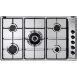 DeLonghi De’Longhi YAL 59 DD Piano Cottura Acciaio Inossidabile Da Incasso 86 Cm Gas 5 Fornello(i)
