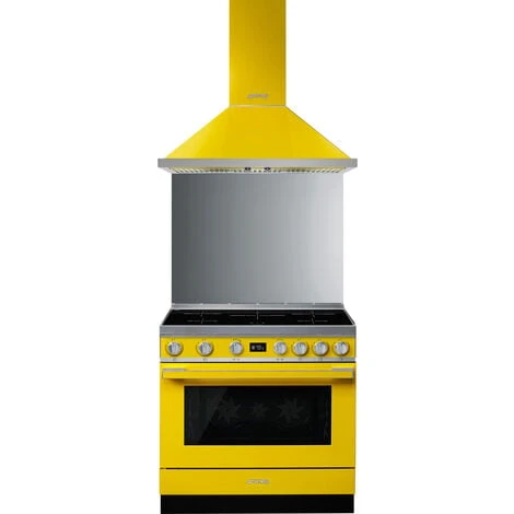 Smeg Cucina Elettrica Portofino CPF9IPYW 90 Cm Giallo 5 Smeg Cucina Elettrica Portofino CPF9IPYW 90 Cm Giallo - immagine 3