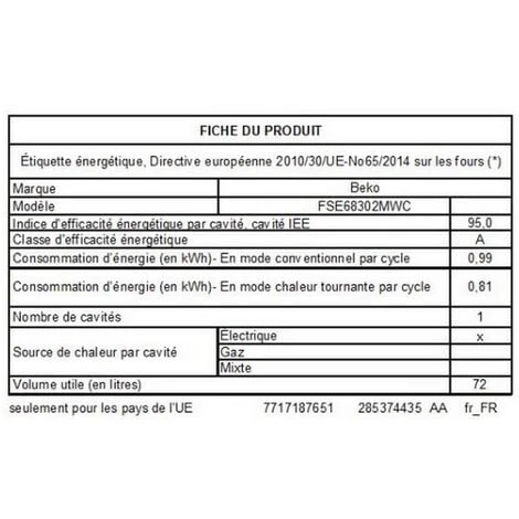 Piano Cottura A Induzione 72l 3 Fuochi Bianco - FSE68302MWC - Beko 5 Piano Cottura A Induzione 72l 3 Fuochi Bianco - FSE68302MWC - Beko - immagine 3