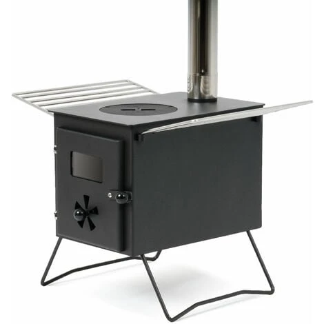 CampFeuer Stufa Per Tenda 54 X 40 X 259,5 Cm Riscaldamento Per Tende Da Campeggio, Stufa Per Tende Da Esterno 7 CampFeuer Stufa Per Tenda 54 X 40 X 259,5 Cm Riscaldamento Per Tende Da Campeggio, Stufa Per Tende Da Esterno - immagine 5