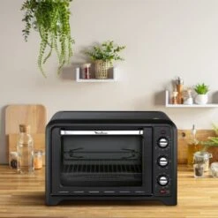 Moulinex OX4858 Optimo Forno Elettrico Ventilato 39 Litri, Potenza 2000 W, Max 240°C, Forno Per Pizza, Carne, Pesce, Dolci, Fornetto Elettrico Con Girarrosto, 7 Modalità Di Cottura, Timer, 4 Accessori -Elettrodomestici Negozio 95802176 3