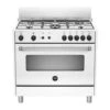 La Germania AMN965GXV Serie Americana Cucina 5 Fuochi Gas Forno Gas Ventilato 90 Cm Inox Cromato -Elettrodomestici Negozio 97246412 1