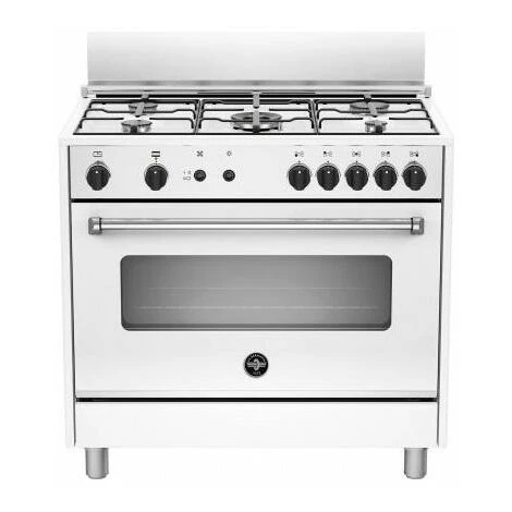 La Germania AMN965GXV Serie Americana Cucina 5 Fuochi Gas Forno Gas Ventilato 90 Cm Inox Cromato 5 La Germania AMN965GXV Serie Americana Cucina 5 Fuochi Gas Forno Gas Ventilato 90 Cm Inox Cromato - immagine 3