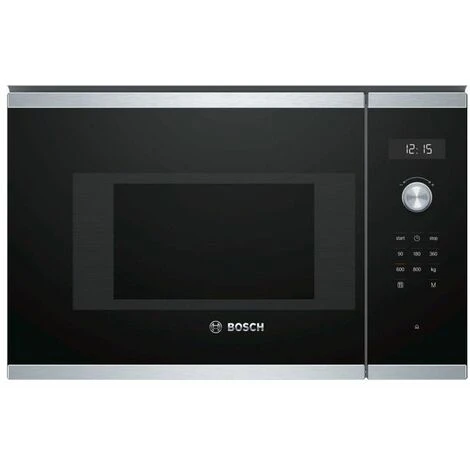 Bosch BFL524MS0 Serie 6 Forno A Microonde Da Incasso Capacita' 20 Litri Potenza 800 W 7 Programmi Automatici 60 X 38 Cm Nero 3 Bosch BFL524MS0 Serie 6 Forno A Microonde Da Incasso Capacita' 20 Litri Potenza 800 W 7 Programmi Automatici 60 X 38 Cm Nero