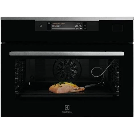 Electrolux KVBAS21WX Forno Multifunzione Compatto Da Incasso SteamBoost Vapore 100% 22 Funzioni Classe Energetica A++ Inox 3 Electrolux KVBAS21WX Forno Multifunzione Compatto Da Incasso SteamBoost Vapore 100% 22 Funzioni Classe Energetica A++ Inox