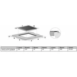 OCEANIC - Piano Cottura In Vetroceramica In Ceramica - 2900 W. 10 OCEANIC - Piano Cottura In Vetroceramica In Ceramica - 2900 W. -Elettrodomestici Negozio 99459471 4